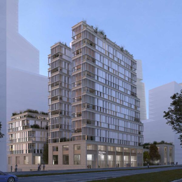 Ensemble immobilier comprenant une école polyvalente pour le compte de la Ville de Paris, environ 110 logements, des commerces, des locaux d’activités et des stationnements en infrastructure